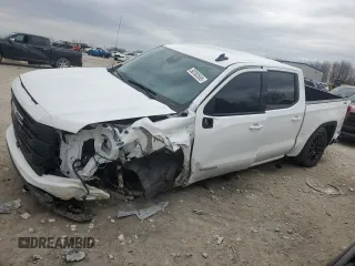 2024 GMC Sierra 1500 Elevation with VIN 3GTUUCED3RG404972, listed as a Copart auction lot 50762555 with Not provided miles and Salvage title. Bid and sale history available at DreamBid. Image 1.