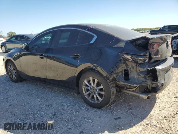 2021 Mazda 3 2.0 with VIN JM1BPAA73M1334402, listed as a Copart auction lot 79271134 with 27,338 mi miles and Salvage Title. Bid and sale history available at DreamBid. Image 2.