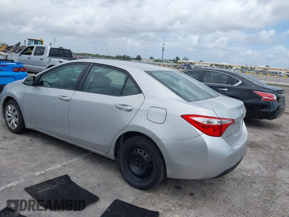 2015 Toyota Corolla L with VIN 2T1BURHE3FC357768, listed as a IAAI auction lot 41965849 with 137,166 mi miles and . Bid and sale history available at DreamBid. Image 3.
