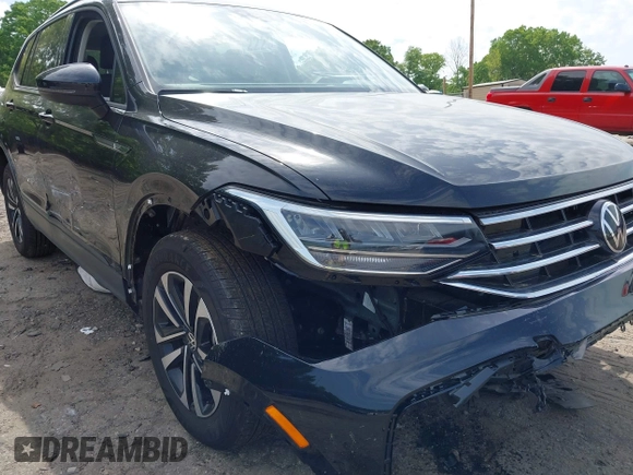 2023 Volkswagen Tiguan S with VIN 3VVRB7AX6PM108735, listed as a IAAI auction lot 42108217 with 13,279 mi miles and . Bid and sale history available at DreamBid. Image 21.