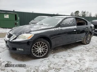 2011 Lexus GS 350 with VIN JTHCE1KS9B0029646, listed as a Copart auction lot 41585845 with 198,681 mi miles and Salvage Title. Bid and sale history available at carsss.com. Image 1.