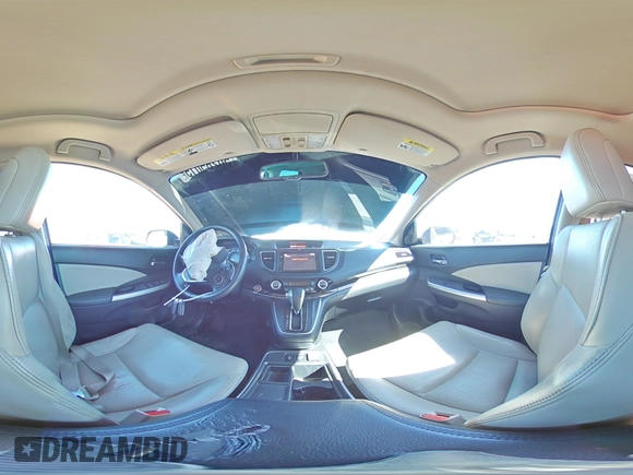 2015 Honda CR-V EX-L with VIN 5J6RM4H72FL051375, listed as a Copart auction lot 50265015 with 104,791 mi miles and Salvage Title. Bid and sale history available at DreamBid. Image 14.