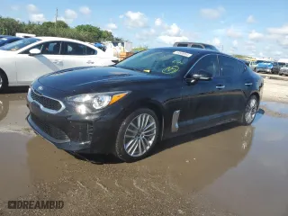 2018 Kia Stinger with VIN KNAE15LA5J6031342, listed as a Copart auction lot 59539884 with 76,189 mi miles and Non Repairable. Bid and sale history available at carsss.com. Image 1.
