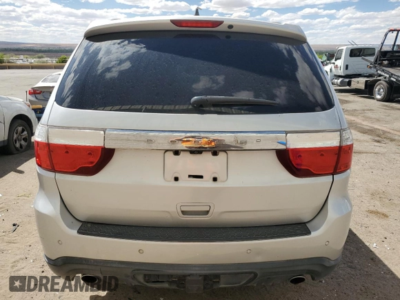 2012 Dodge Durango Crew with VIN 1C4SDJDTXCC253062, listed as a Copart auction lot 53529435 with 120,260 mi miles and Clean Title. Bid and sale history available at carsss.com. Image 6.
