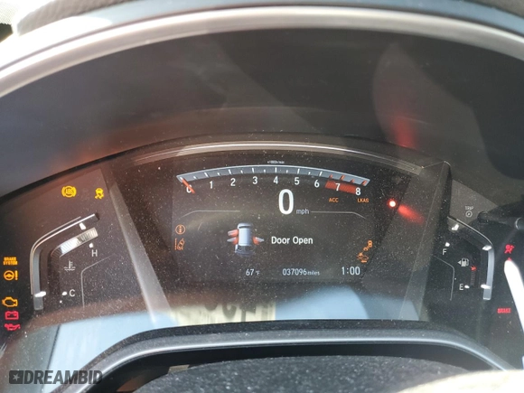 2020 Honda CR-V EX with VIN 7FARW1H59LE024271, listed as a Copart auction lot 49501315 with 37,096 mi miles and Salvage Title. Bid and sale history available at carsss.com. Image 9.