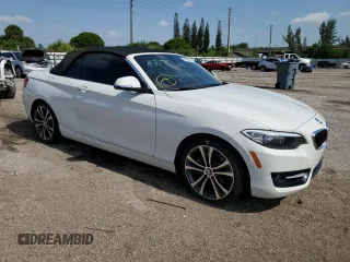 2017 BMW 2 Series 230i with VIN WBA2K9C37H7A26238, listed as a Copart auction lot 56988833 with 46,335 mi miles. Bid and sale history available at carsss.com. Image 4.