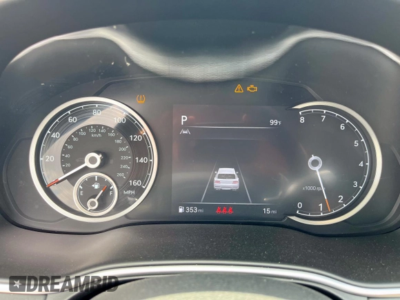 2024 Genesis GV80 with VIN KMUHBDSB6RU169123, listed as a Copart auction lot 58249745 with 15 mi miles and Salvage title. Bid and sale history available at DreamBid. Image 9.