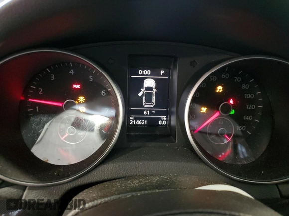 2013 Volkswagen Jetta SportWagen S with VIN 3VWPP7AJ6DM639557, listed as a Copart auction lot 51589385 with 214,631 mi miles and Salvage Title. Bid and sale history available at carsss.com. Image 9.