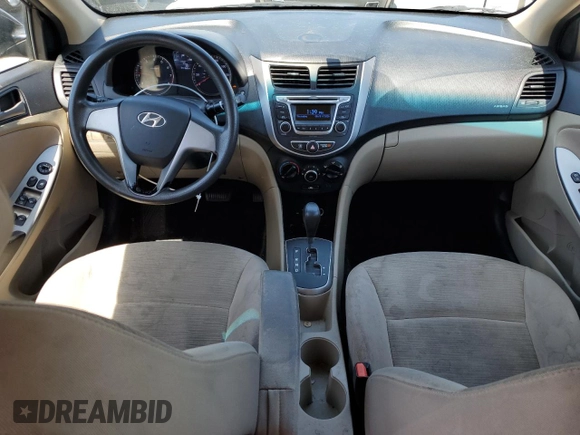 2017 Hyundai Accent SE with VIN KMHCT4AE4HU245762, listed as a Copart auction lot 55412985 with 74,166 mi miles and Salvage Title. Bid and sale history available at carsss.com. Image 8.