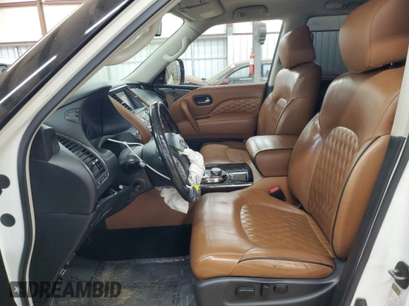 2019 Infiniti QX80 Luxe with VIN JN8AZ2NC0K9460111, listed as a Copart auction lot 53490725 with 148,061 mi miles and Salvage Title. Bid and sale history available at DreamBid. Image 7.