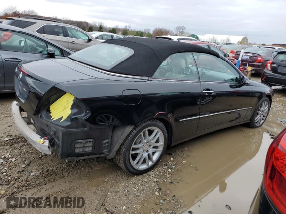 2009 Mercedes-Benz CLK 350 with VIN WDBTK56F39T101429, listed as a Copart auction lot 79882654 with 138,921 mi miles and Clean Title. Bid and sale history available at DreamBid. Image 3.