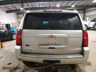 2015 Chevrolet Tahoe LTZ with VIN 1GNSKCKC3FR592128, listed as a Copart auction lot 49469345 with 0 mi miles and Salvage Title. Bid and sale history available at carsss.com. Image 6.