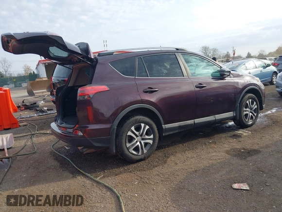 2017 Toyota RAV4 LE with VIN 2T3BFREV9HW600006, listed as a IAAI auction lot 40718177 with 122,119 mi miles. Bid and sale history available at carsss.com. Image 4.