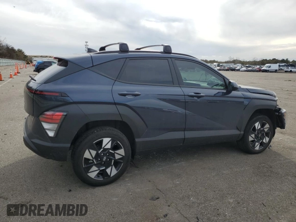 2025 Hyundai Kona SEL Convenience with VIN KM8HCCAB3SU212992, listed as a Copart auction lot 46318485 with 4,050 mi miles and Salvage Title. Bid and sale history available at DreamBid. Image 3.