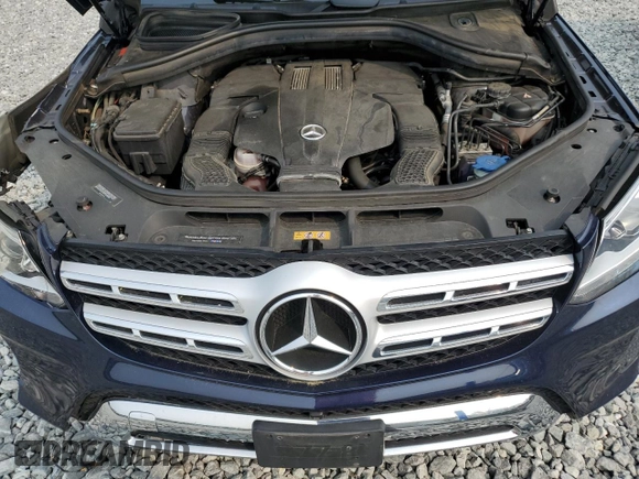 2019 Mercedes-Benz GLS 450 with VIN 4JGDF6EE0KB221530, listed as a Copart auction lot 57238405 with 66,530 mi miles and Salvage title. Bid and sale history available at DreamBid. Image 12.