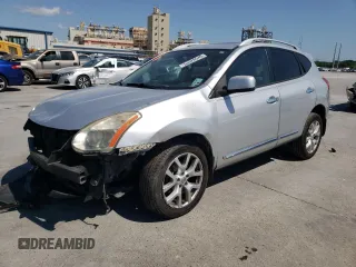 2011 Nissan Rogue SV with VIN JN8AS5MT1BW182795, listed as a Copart auction lot 53326545 with 0 mi miles and Salvage Title. Bid and sale history available at carsss.com. Image 1.