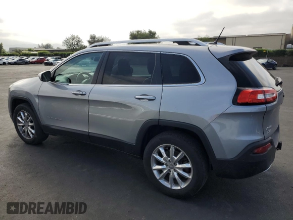 2014 Jeep Cherokee Limited with VIN 1C4PJMDS5EW197184, listed as a Copart auction lot 55699605 with 180,090 mi miles and Clean Title. Bid and sale history available at carsss.com. Image 2.