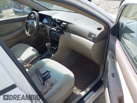 2005 Toyota Corolla CE with VIN 2T1BR32E25C445216, listed as a IAAI auction lot 42166959 with 276,245 mi miles and . Bid and sale history available at DreamBid. Image 5.