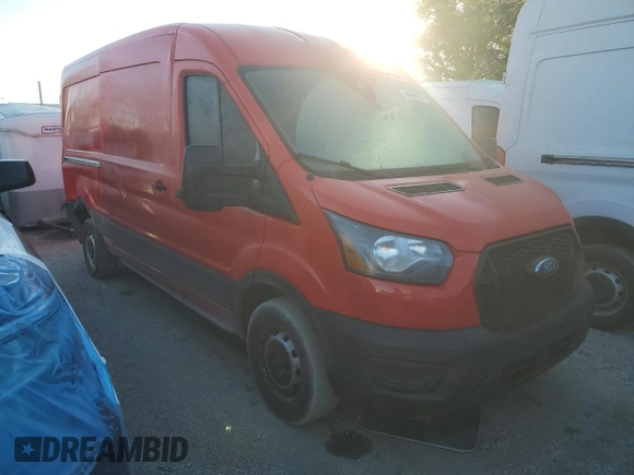 2023 Ford Transit Cargo with VIN 1FTYE1C83PKB11961, listed as a Copart auction lot 64148575 with 230,062 mi miles and Non repairable. Bid and sale history available at DreamBid. Image 4.