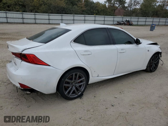 2019 Lexus IS with VIN JTHC81D22K5036347, listed as a Copart auction lot 76686154 with 75,686 mi miles and Salvage Title. Bid and sale history available at carsss.com. Image 3.