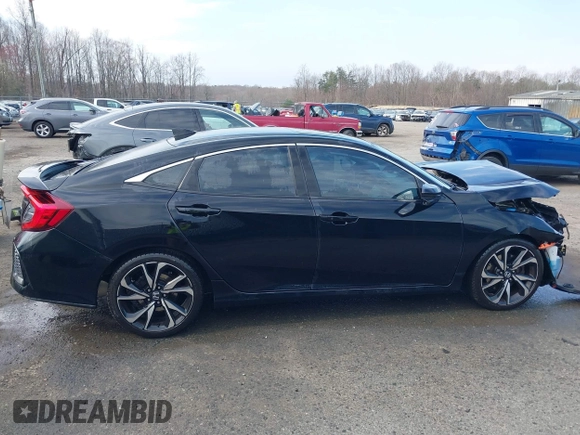 2017 Honda Civic Sedan Si with VIN 2HGFC1E54HH701127, listed as a IAAI auction lot 41845336 with 140,150 mi miles. Bid and sale history available at carsss.com. Image 14.