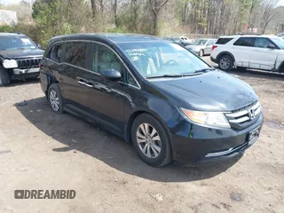 2014 Honda Odyssey EX with VIN 5FNRL5H43EB013871, listed as a IAAI auction lot 42086835 with 148,869 mi miles. Bid and sale history available at carsss.com. Image 1.