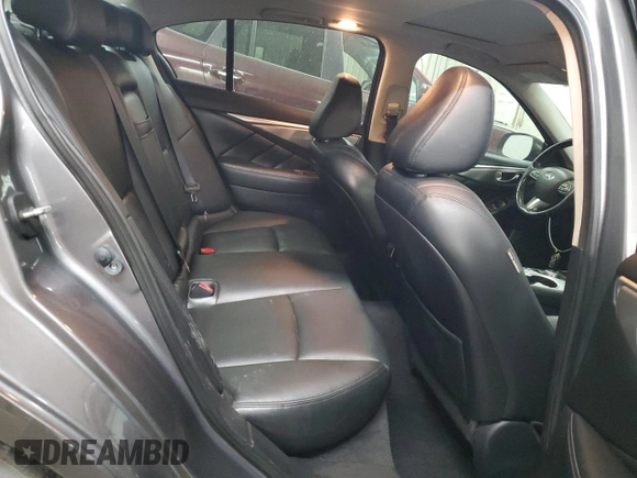 2015 Infiniti Q50 Premium with VIN JN1BV7AP8FM337048, listed as a Copart auction lot 83052064 with 128,640 mi miles and Salvage Title. Bid and sale history available at carsss.com. Image 10.