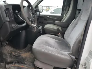 2010 Chevrolet Express Cargo with VIN 1GCZGFBA5A1162729, listed as a Copart auction lot 45866105 with Not provided miles and Salvage title. Bid and sale history available at DreamBid. Image 7.