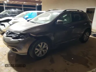2013 Nissan Murano SL with VIN JN8AZ1MU9DW206888, listed as a Copart auction lot 43975885 with 127,661 mi miles and Salvage Title. Bid and sale history available at carsss.com. Image 1.