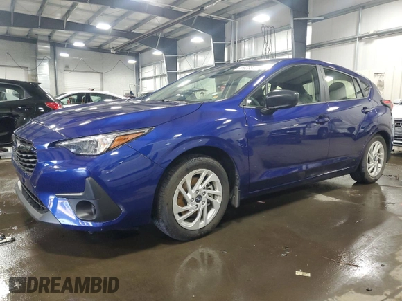 2024 Subaru Impreza with VIN JF1GUABC1R8371785, listed as a Copart auction lot 41638575 with 3,201 mi miles and Salvage Title. Bid and sale history available at DreamBid. Image 1.