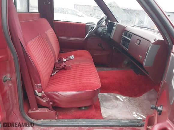 1991 Chevrolet S-10 EL with VIN 1GCCS14A2M2267893, listed as a IAAI auction lot 41650437 with NaN miles. Bid and sale history available at carsss.com. Image 8.
