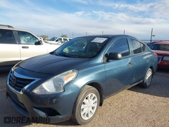 2015 Nissan Versa S Plus with VIN 3N1CN7AP1FL951373, listed as a IAAI auction lot 41461483 with 131,365 mi miles and . Bid and sale history available at DreamBid. Image 2.