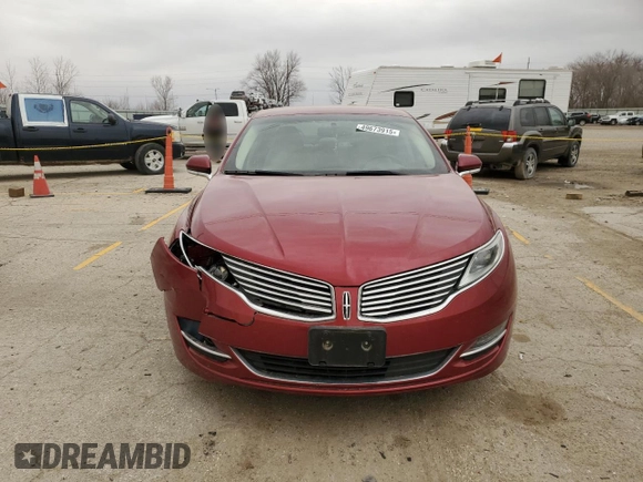 2015 Lincoln MKZ with VIN 3LN6L2JK4FR617273, listed as a Copart auction lot 49673915 with 134,224 mi miles and Salvage title. Bid and sale history available at DreamBid. Image 5.