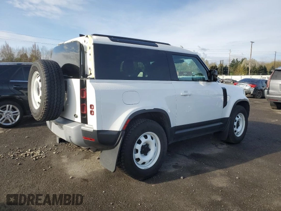 2023 Land Rover Defender S with VIN SALEJ6EX7P2227141, listed as a Copart auction lot 50351785 with 8,810 mi miles and Salvage title. Bid and sale history available at DreamBid. Image 3.
