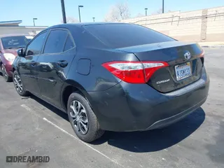 2016 Toyota Corolla L with VIN 5YFBURHEXGP407535, listed as a IAAI auction lot 41956956 with 108,750 mi miles. Bid and sale history available at carsss.com. Image 3.