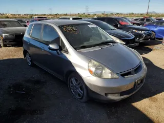 2007 Honda Fit with VIN JHMGD38447S032586, listed as a Copart auction lot 69973944 with 0 mi miles and Salvage Title. Bid and sale history available at carsss.com. Image 4.