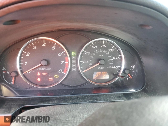 2007 Mazda 6 S Sport VE with VIN 1YVHP80D575M13667, listed as a Copart auction lot 80894484 with 188,180 mi miles and Salvage Title. Bid and sale history available at DreamBid. Image 9.