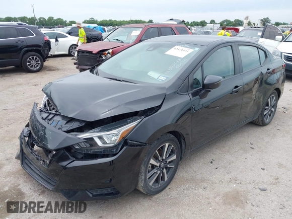 2021 Nissan Versa SV with VIN 3N1CN8EV2ML839399, listed as a IAAI auction lot 42472811 with 84,635 mi miles and . Bid and sale history available at DreamBid. Image 17.