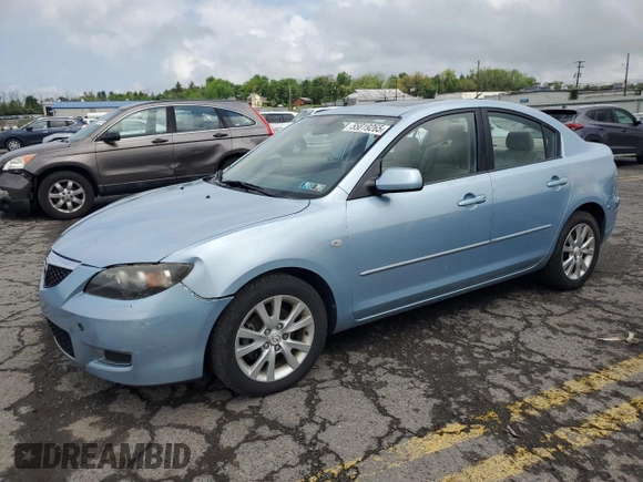 2007 Mazda 3 i Touring with VIN JM1BK32G271754990, listed as a Copart auction lot 55819265 with 64,345 mi miles and Salvage Title. Bid and sale history available at DreamBid. Image 1.