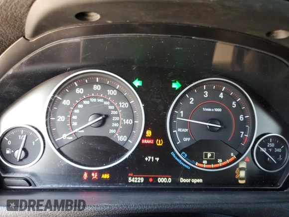 2018 BMW 3 Series 330i with VIN WBA8B9G58JNU95889, listed as a Copart auction lot 49611305 with 54,229 mi miles and Salvage Title. Bid and sale history available at carsss.com. Image 9.