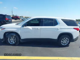 2021 Chevrolet Traverse LS with VIN 1GNERFKW0MJ240592, listed as a IAAI auction lot 42310680 with 59,986 mi miles and . Bid and sale history available at DreamBid. Image 14.