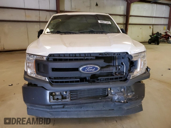 2018 Ford F-150 XL with VIN 1FTMF1CB2JFE39024, listed as a Copart auction lot 88847245 with 121,592 mi miles and Salvage Title. Bid and sale history available at carsss.com. Image 5.