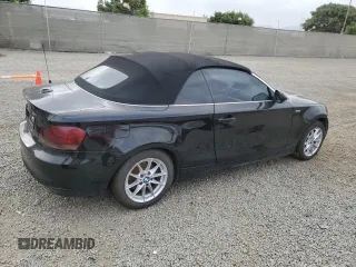 2010 BMW 1 Series 128i with VIN WBAUN1C58AVH82133, listed as a Copart auction lot 63510573 with Not provided miles and Salvage title. Bid and sale history available at DreamBid. Image 3.