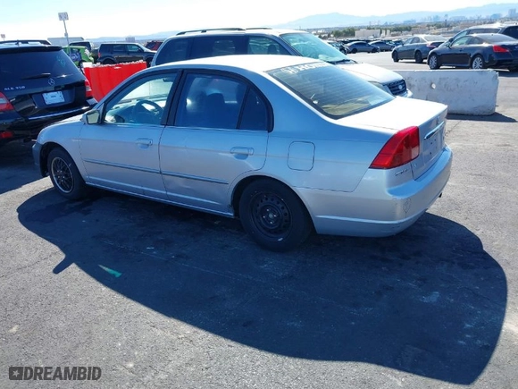 2002 Honda Civic EX with VIN 1HGES26842L006993, listed as a IAAI auction lot 41891213 with 219,196 mi miles. Bid and sale history available at carsss.com. Image 3.