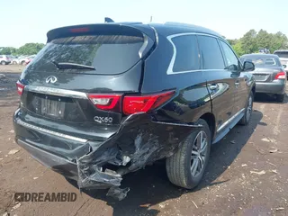 2020 Infiniti QX60 Pure with VIN 5N1DL0MM1LC501807, listed as a IAAI auction lot 42447446 with 37,184 mi miles and . Bid and sale history available at DreamBid. Image 6.