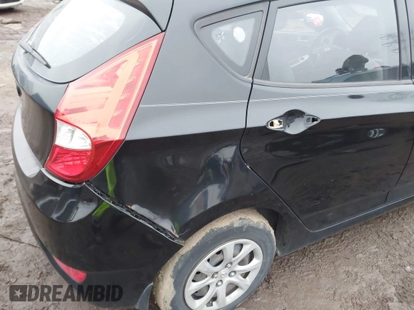 2014 Hyundai Accent GS with VIN KMHCT5AE9EU197712, listed as a IAAI auction lot 41493618 with 83,890 mi miles. Bid and sale history available at carsss.com. Image 11.