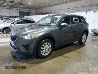 2015 Mazda CX-5 Sport with VIN JM3KE4BY0F0513835, listed as a Copart auction lot 43627295 with 131,258 mi miles and Salvage Title. Bid and sale history available at carsss.com. Image 1.