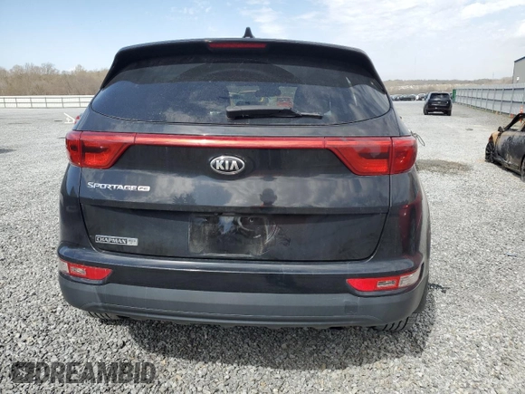 2018 Kia Sportage LX with VIN KNDPM3ACXJ7347096, listed as a Copart auction lot 49955655 with Not Provided miles and Salvage Title. Bid and sale history available at DreamBid. Image 6.