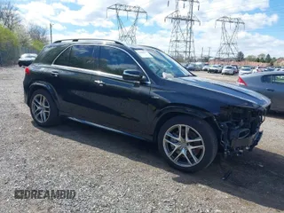2022 Mercedes-Benz GLE 53 AMG with VIN 4JGFB6BB2NA605382, listed as a IAAI auction lot 41968937 with 48,692 mi miles and . Bid and sale history available at DreamBid. Image 1.