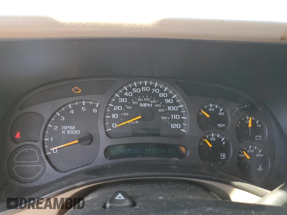 2004 Chevrolet Tahoe Z71 with VIN 1GNEK13T44R142842, listed as a Copart auction lot 62609755 with 229,554 mi miles and Salvage title. Bid and sale history available at DreamBid. Image 9.
